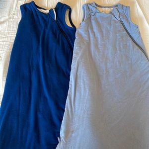 Set of 2 S small Kyte baby bamboo sleep sacks 1 tog